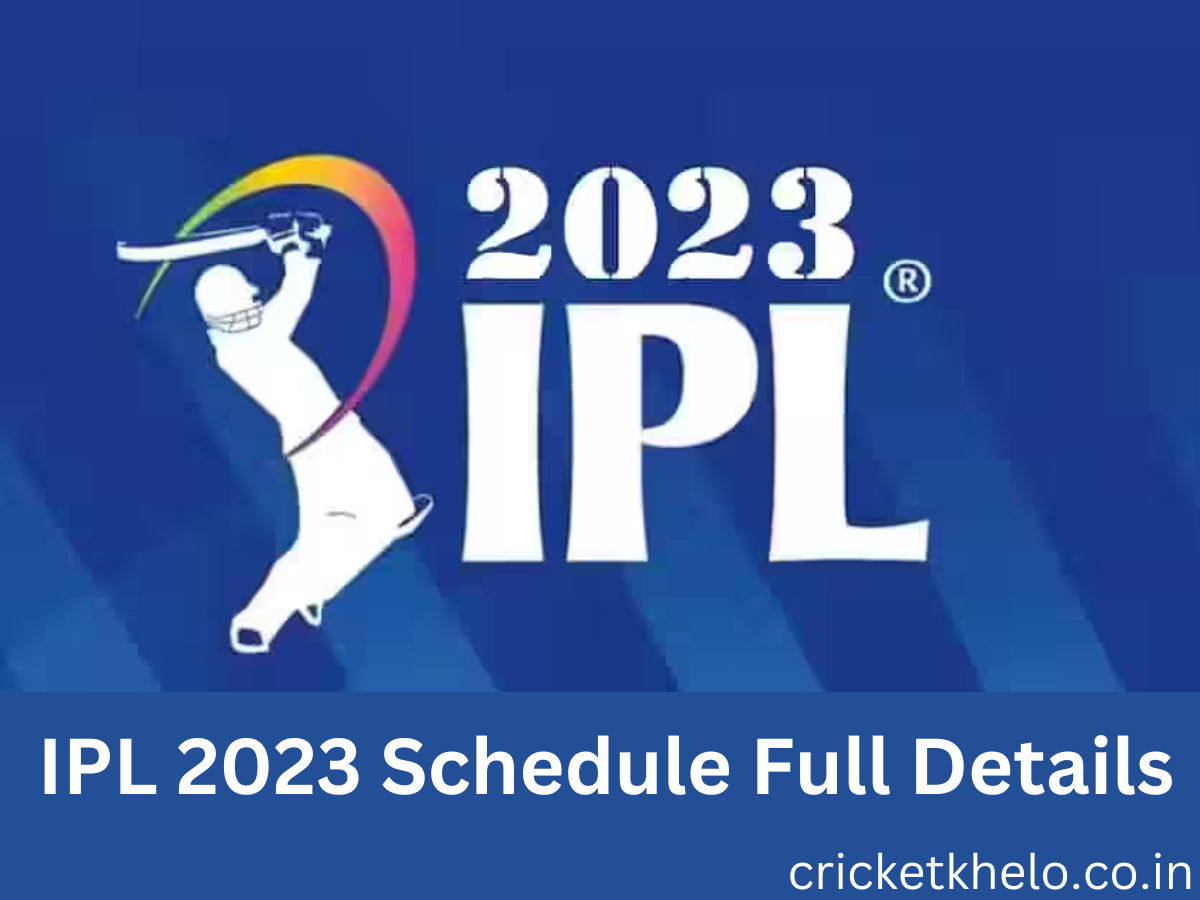 IPL 2023 Schedule : City wise