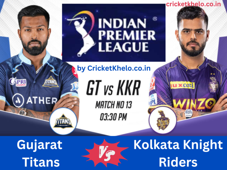 GT vs KKR Dream11 Prediction Today