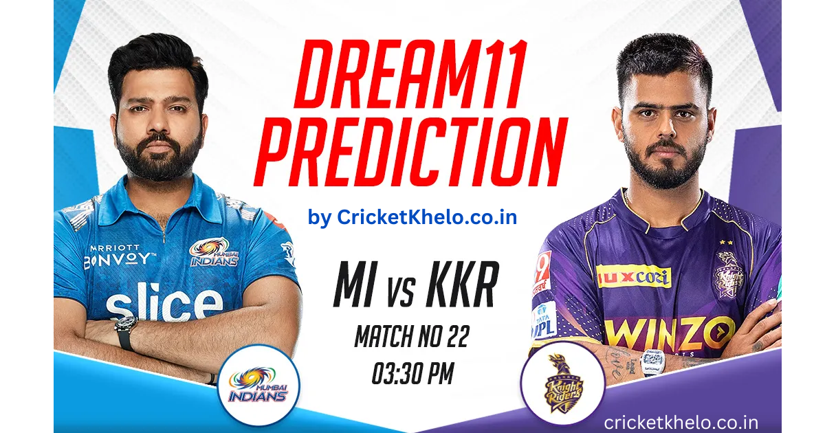 MI vs KKR Dream11 Win Team Prediction Today