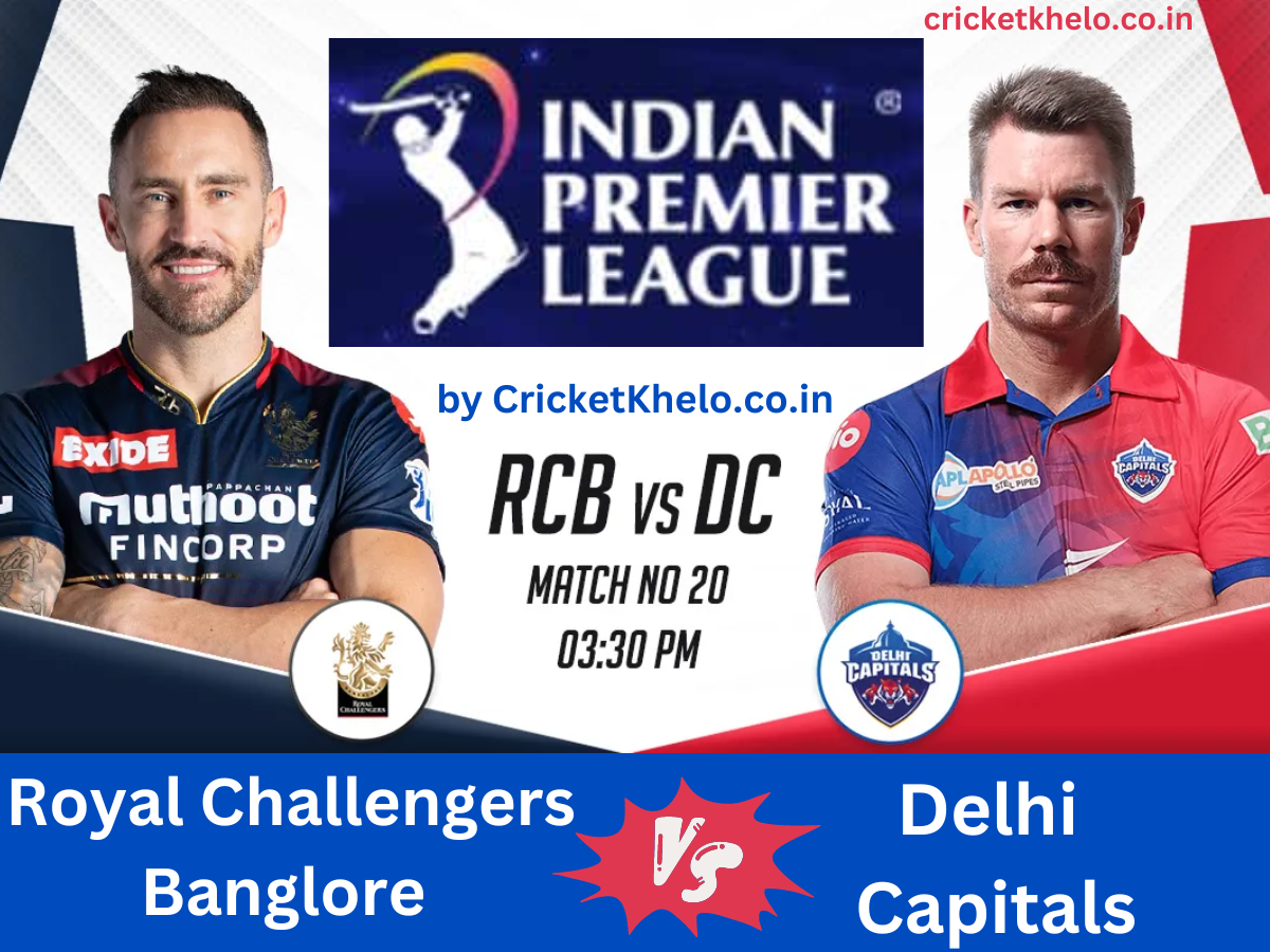 RCB vs DC Dream11 Winning team prediction today ipl 2023