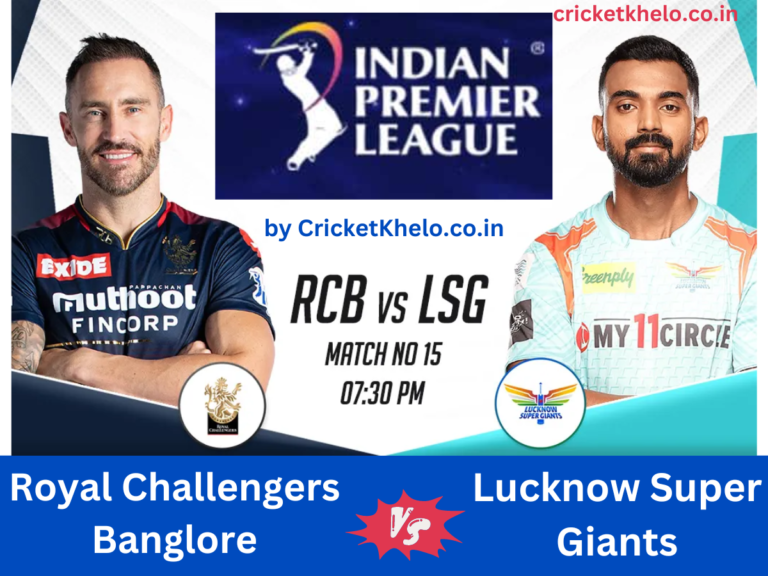 RCB vs LSG Dream11 Win Team Prediction Today IPL