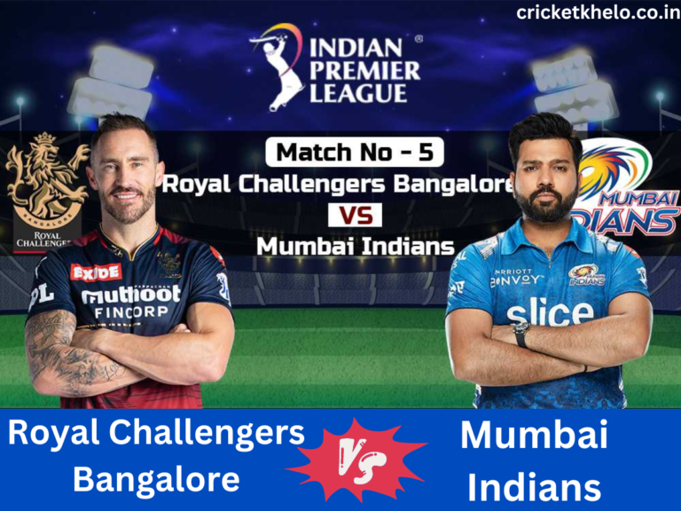 Royal Challengers Bangalore vs Mumbai Indians