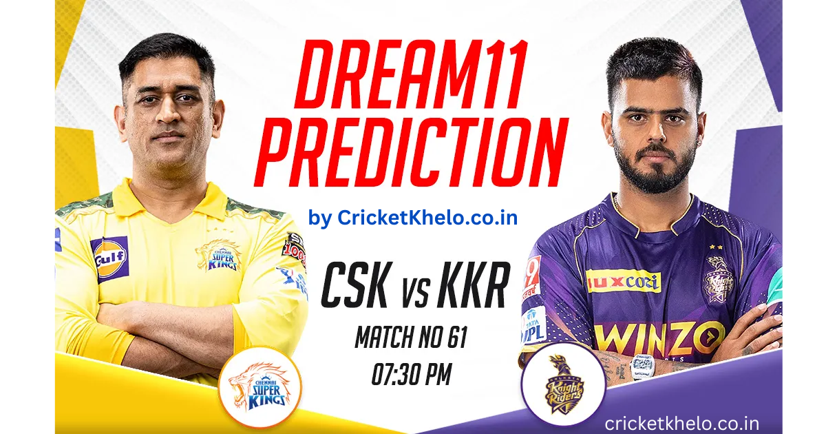 CSK vs KKR Dream11 Winning Team Prediction Today