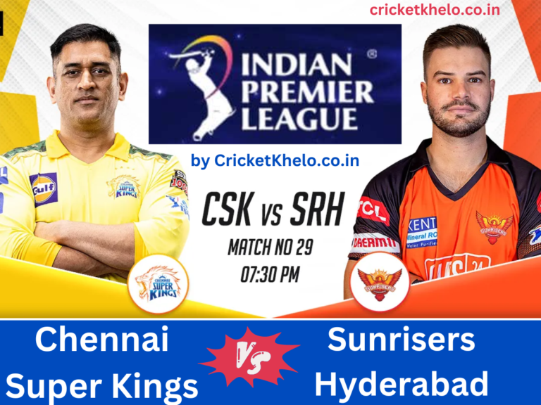 CSK vs SRH Dream11 Winning Team Prediction Today IPL 2023