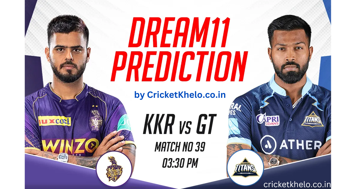 KKR vs GT Dream11 Winning Team Prediction Today