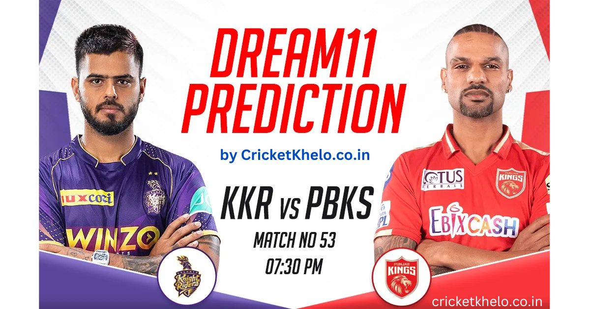 KKR vs PBKS Dream11 Winning Team Prediction Today