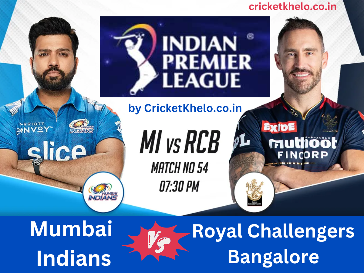 MI vs RCB Dream11 Winning Team Prediction Today IPL 2023