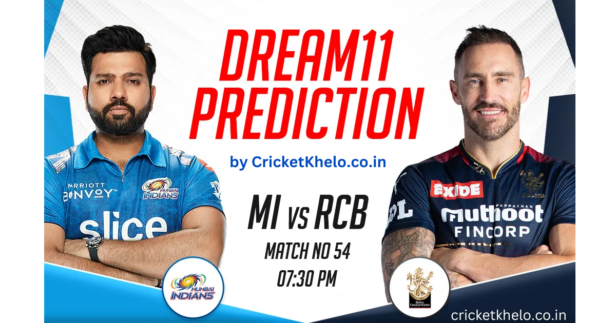 MI vs RCB Dream11 Winning Team Prediction Today