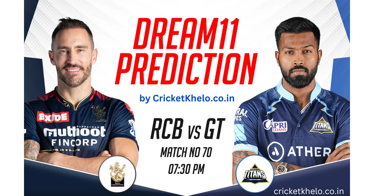 RCB vs GT Dream11 Winning Team Prediction Today