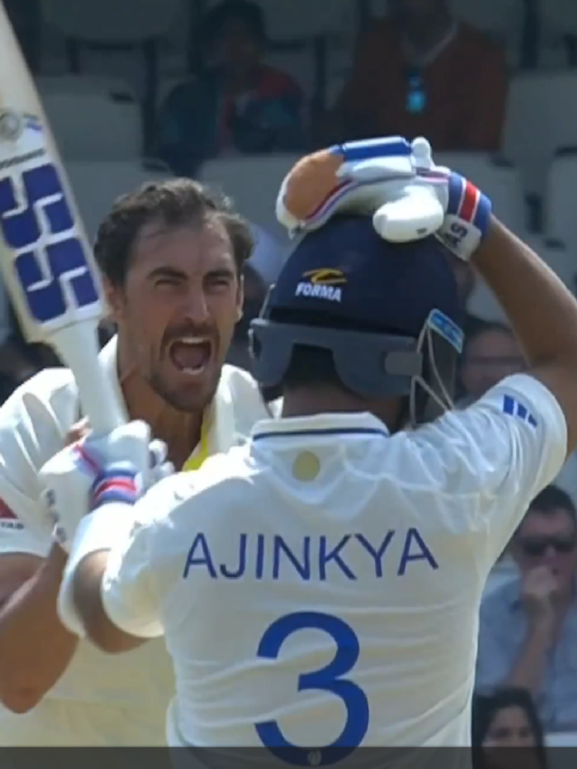 WTC Final: Ajinkya Rahane Disgusting wicket, Taps Helmet