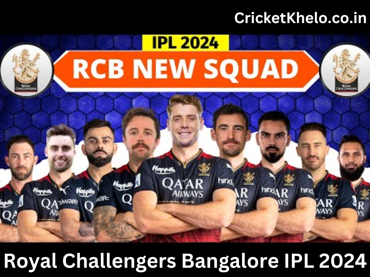 RCB Team 2024 Players List: Royal Challengers Bangalore Full Squad